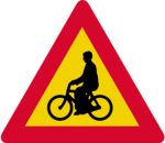 Κ 17 Κίνδυνος λόγω συχνής εισόδου ή διαβάσεως ποδηλατιστών.
